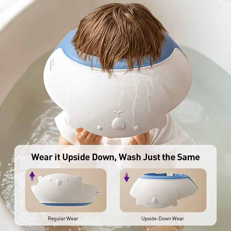 Philips Avent Baby-Duschhaube in Blau, wasserdichte Shampoo-Kappe für Kinder zum Schutz der Haare - Bild 3
