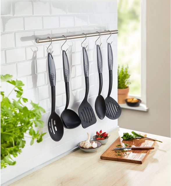 Genialo Küchenhelfer Set, 5-teilig, Schwarz - Bild 1