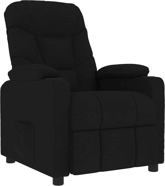 vidaXL Massagesessel Schwarz aus Stoff mit Armlehnen und modernem Design - Bild 1