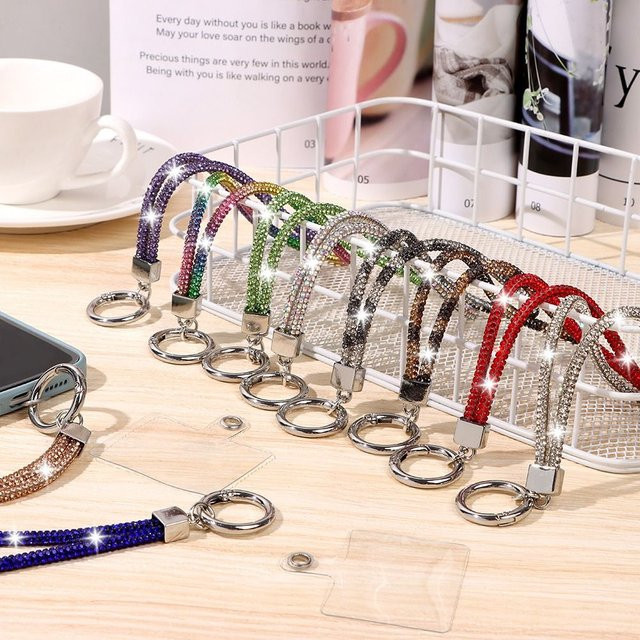Telefon Lanyard, Kristall, Strass - Bild 1