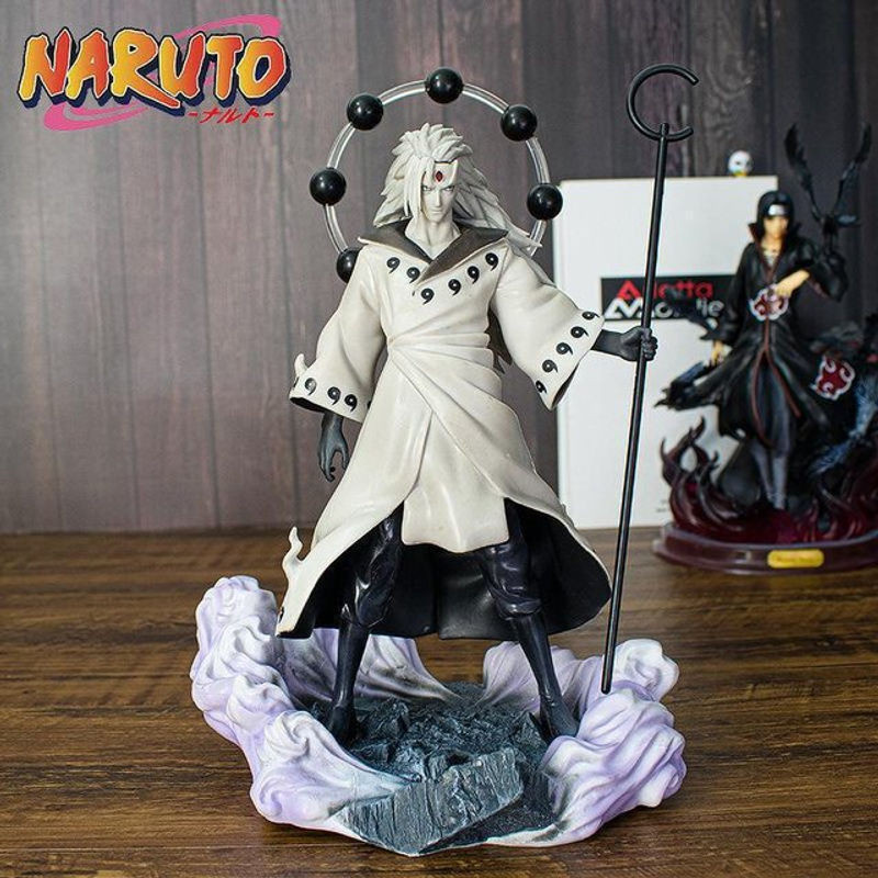 Bandai Shippuden Anime Figur Uchiha Madara Sechs Wege Modell aus Kunststoff in Weiß - Bild 1