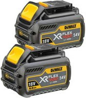 DeWalt Flexvolt Akku-Starterkit DCB546T2, 54V, 6.0Ah, Gelb - Bild 1