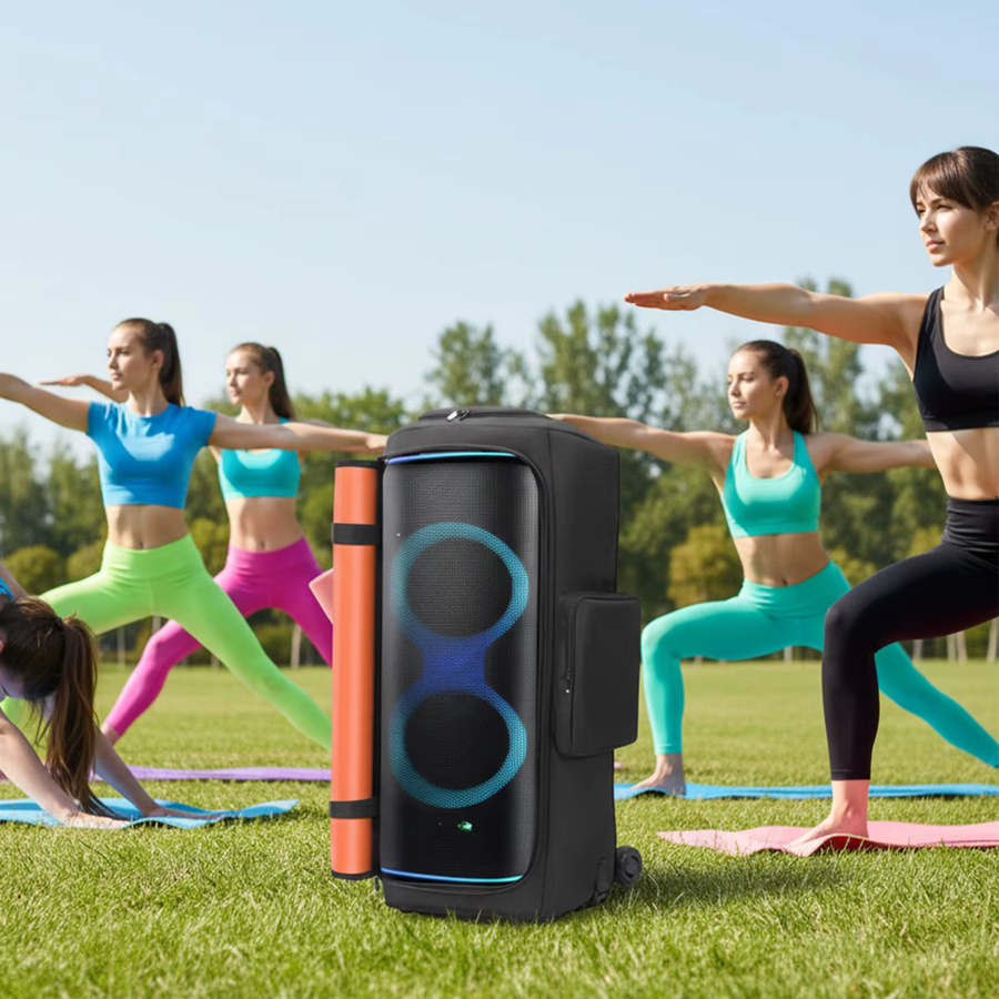 JBL Partybox 720 Staubschutz mit Mikrofontasche und Reißverschluss, schwarze Aufbewahrungstasche für Outdoor-Reisen - Bild 4
