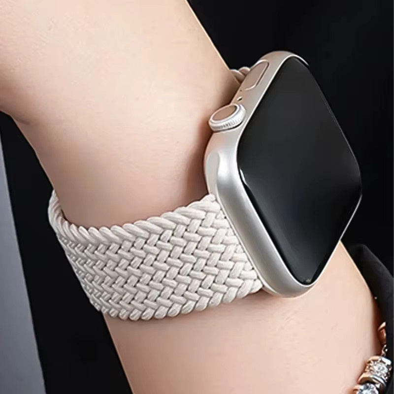 CAOWTAN Uhrenarmband, geflochtenes Band, magnetisch, Textil, Unisex - Bild 3