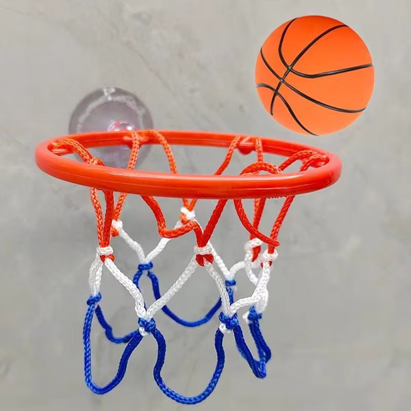 Kid Indoor Mini Basketballkorb Set, mit Saugnapf Wandbehang, Bunt / Mehrfarbig - Bild 2