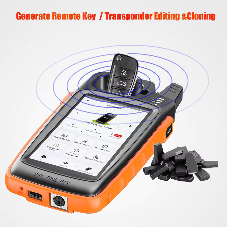Xhorse VVDI Key Tool Max Fernbedienungs- und Chip-Generator Programmiergerät in Schwarz - Bild 2