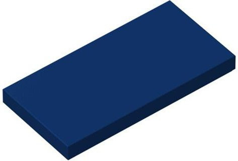 Glatte 2x4 Fliese Keramik Gebäude Bausteine, 10-teiliges Set, ab 14 Jahre - Bild 1