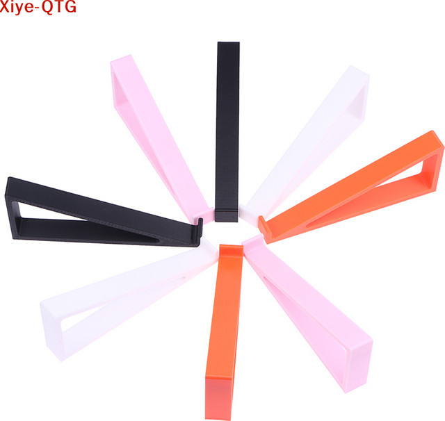 Tragbares Paar Tastaturständer zur Erhöhung des Tippwinkels in Pink für Computer und Monitore - Bild 1