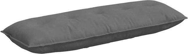 vidaXL Rückenkissen aus Mikrofaserstoff in Dunkelgrau, B: 140 cm, H: 50 cm - Bild 1