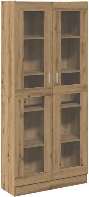 vidaXL Highboard Artisan-Eiche in Braun aus Holzwerkstoff, B/T/H: 82,5 x 30,5 x 185 cm - Bild 1