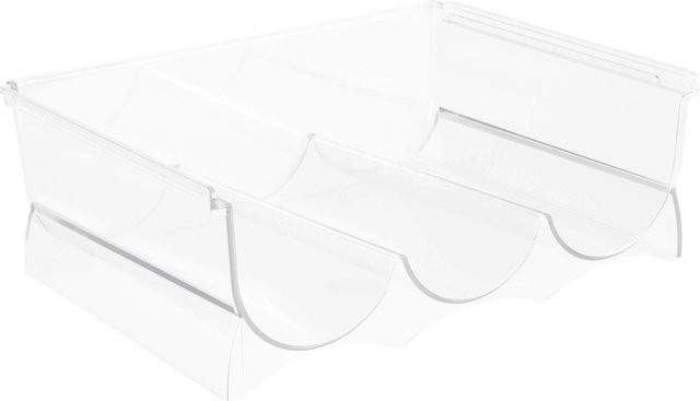 Mömax Flaschenregal Fridge aus Kunststoff, transparent und stapelbar - Bild 1