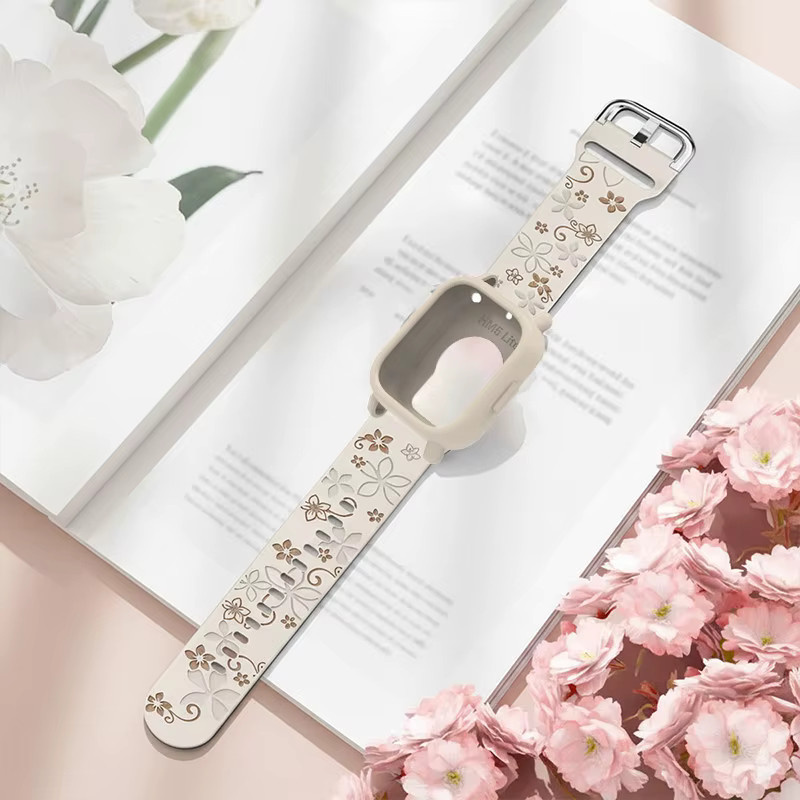 FancyWrist Uhrenarmband Silikon, beige, Damen, für Redmi Watch 5 Active/Lite - Bild 2