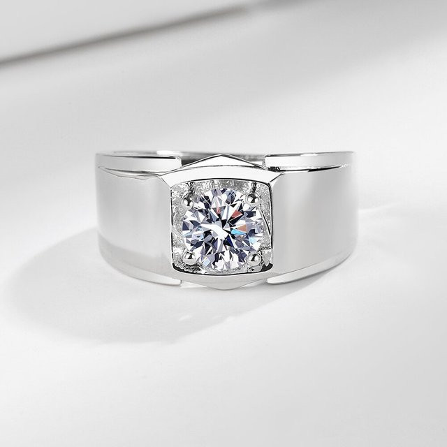 Herrenring 925 Silber, Zirkonia, Unisex - Bild 1