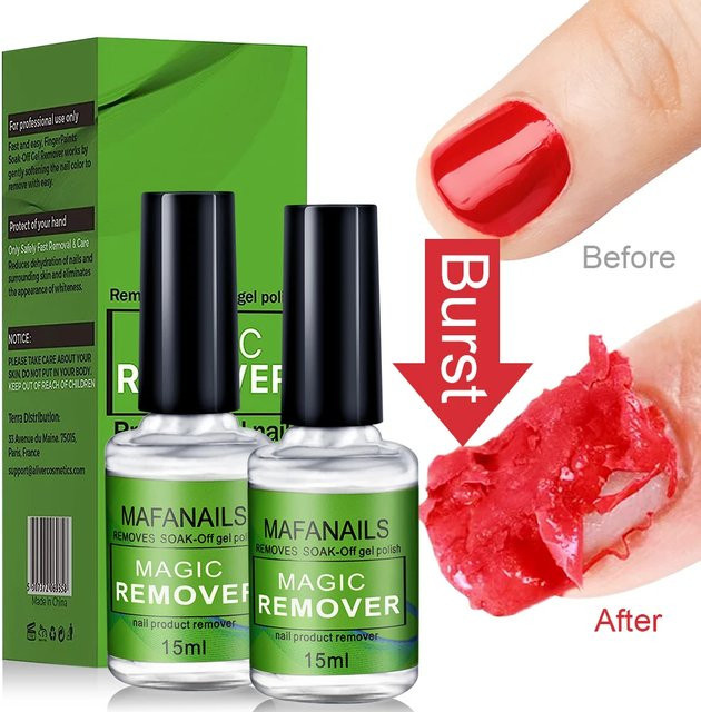 MAFANAILS Magic Remover Nagelgel-Nagellackentferner, 15 ml - Bild 1