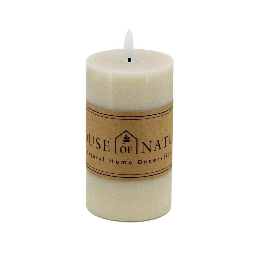 House of Nature Basic LED-Kerze beige Höhe: 13 cm - Bild 1