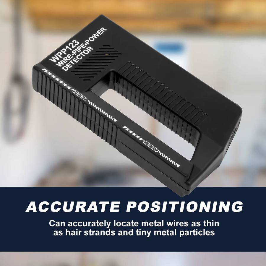 Willkey Handheld Wandscanner Metall-Detektor mit AC-Draht-Erkennung und visuellem Alarm in Schwarz - Bild 6
