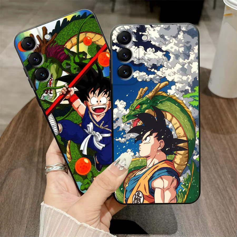 Schutzhülle im Retro Dragon Ball Goku Design für Samsung Galaxy Modelle, Schwarz, weiches Material - Bild 4