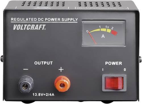 Voltcraft FSP-1132 Labornetzgerät in Schwarz mit Festspannung 13.8 V/DC, 2 A und 30 W - Bild 1