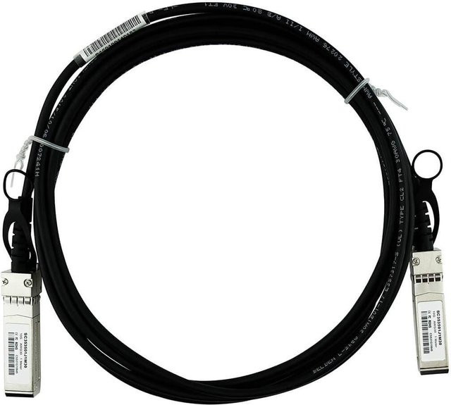 BlueOptics InfiniBand-Kabel CBL-0348L-SO-BL mit SFP+ Steckern, Länge: 3 m, Schwarz - Bild 1