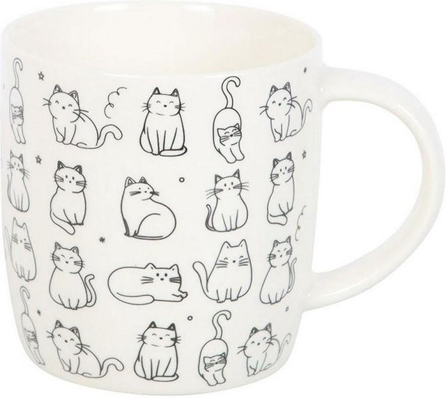 Etwas Anderes Tasse Glückliche Katze schwarz/weiß - Bild 1