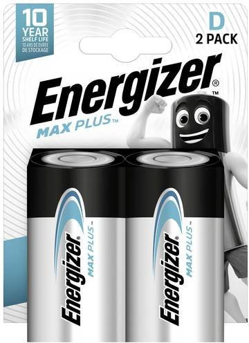 Energizer Max Plus Mono D Batterie Alkali-Mangan 1.5V 2er Pack - Bild 1
