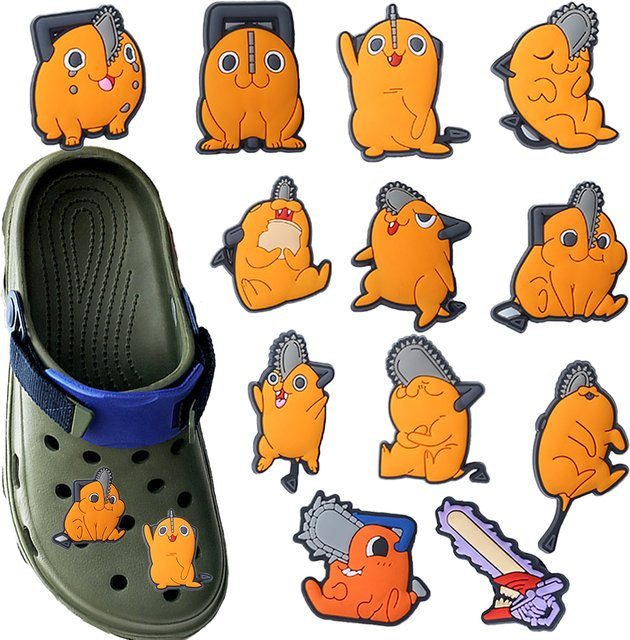 Hot Toys Schuhcharms, Anime-Rollenserie, PVC, Unisex, 12 Stück - Bild 1