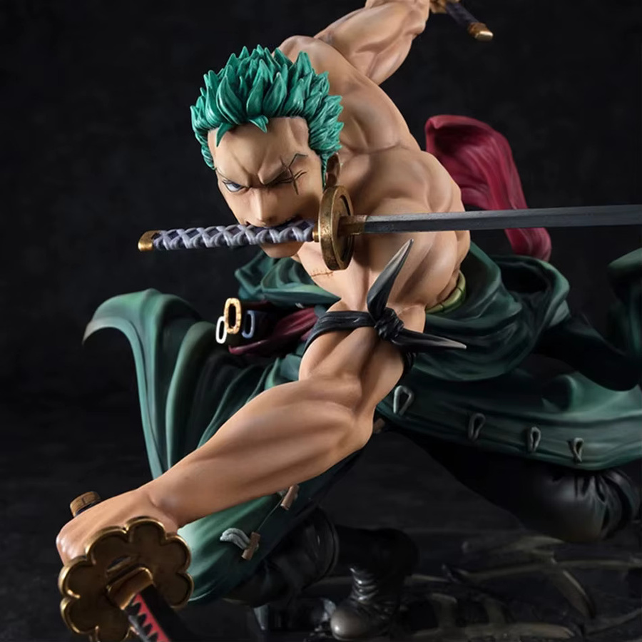 Bandai One Piece Roronoa Zoro Manga Figur, 10cm, Kunststoff - Bild 6