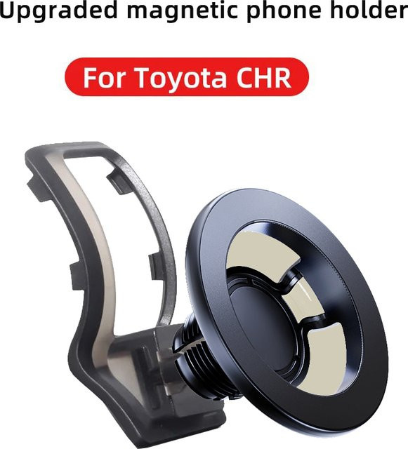 Magnetische Teeq Auto-Handyhalterung für Toyota CHR CH-R in Schwarz - Bild 1