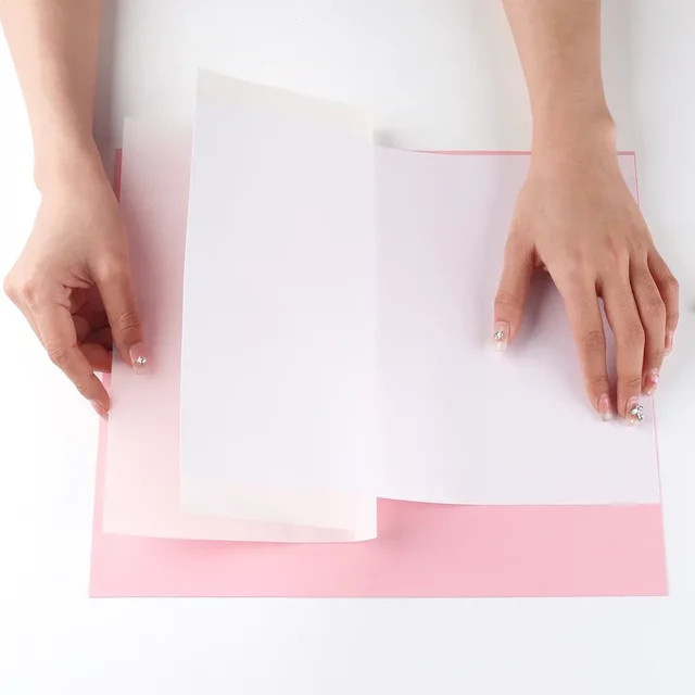 10er Set doppelseitige Klebeblätter transparent zum Zuschneiden für DIY Scrapbooking und Bastelarbeiten - Bild 1