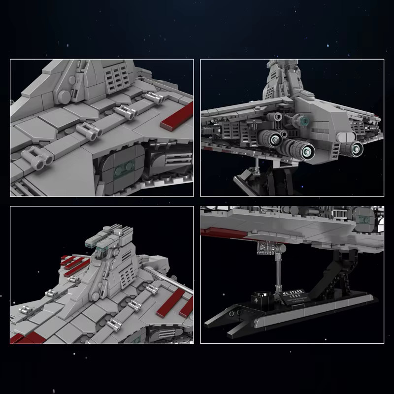 Mould King Star Plan Republic Attack Cruiser, Baustein, ab 14 Jahren - Bild 5
