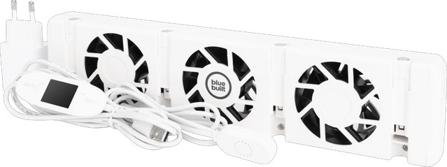 BlueBuilt Heizkörperverstärker Mono-Set in Weiß aus Kunststoff - Bild 1