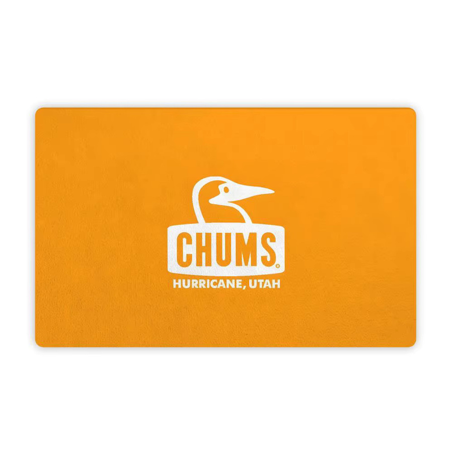 C-Chums Bodenmatte Eco Flanell-Fußmatte in Weiß und Orange, rutschfest und geruchlos, weiche Plüsch-Heimmatte für den Innenbereich - Bild 3