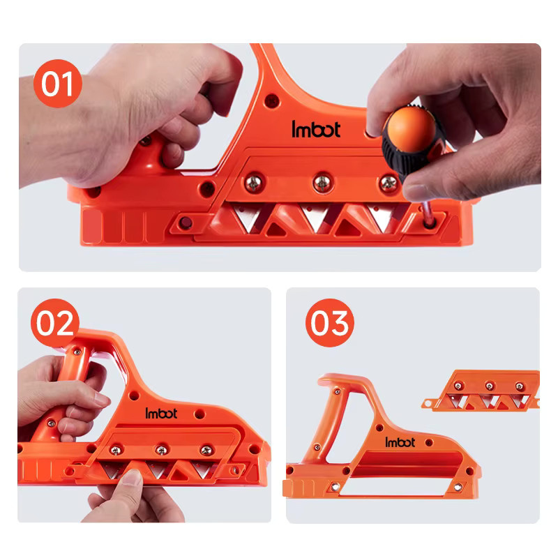 IMBOT Eckschaaf für Gipskarton und Holzbearbeitung in Orange - Bild 3