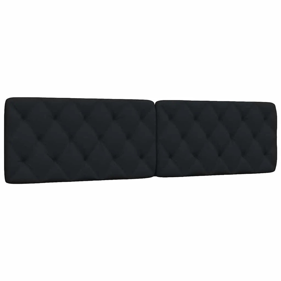 vidaXL Kopfteil-Kissen Schwarz aus Polyester mit einer Breite von 200 cm - Bild 2