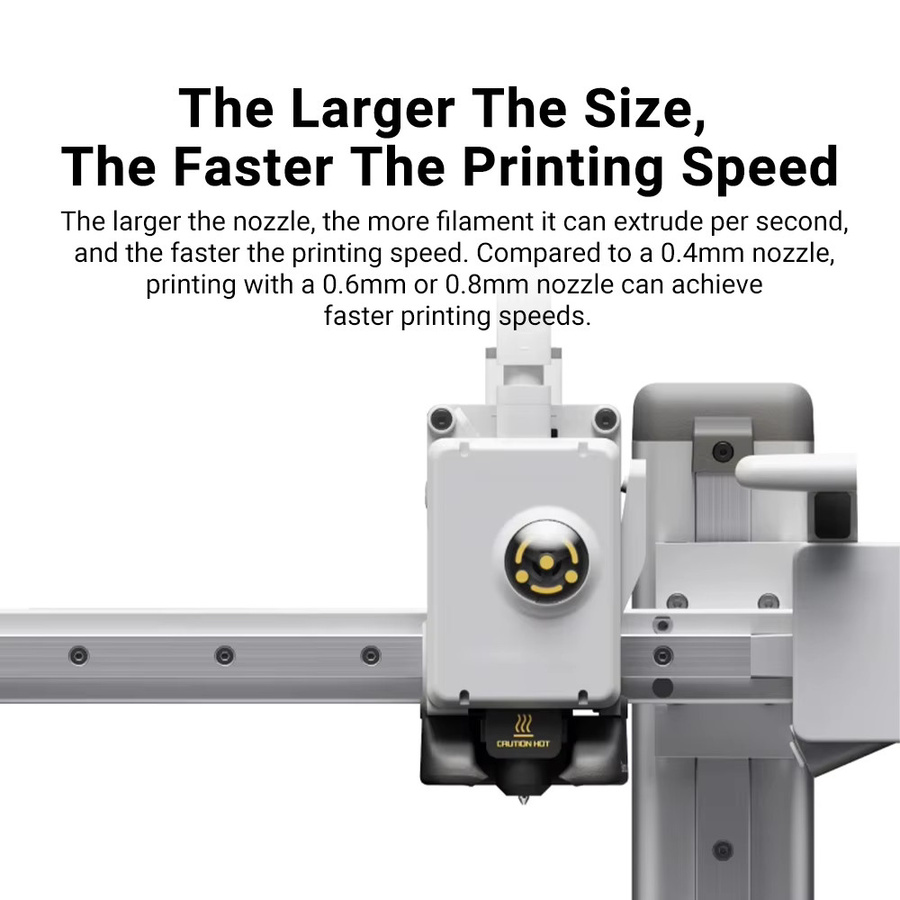 Bambu Lab A1 Mini Hotend-Kit mit gehärteten Stahl-Düsen (0,2/0,4/0,6/0,8 mm) für FDM 3D-Drucker - Bild 4