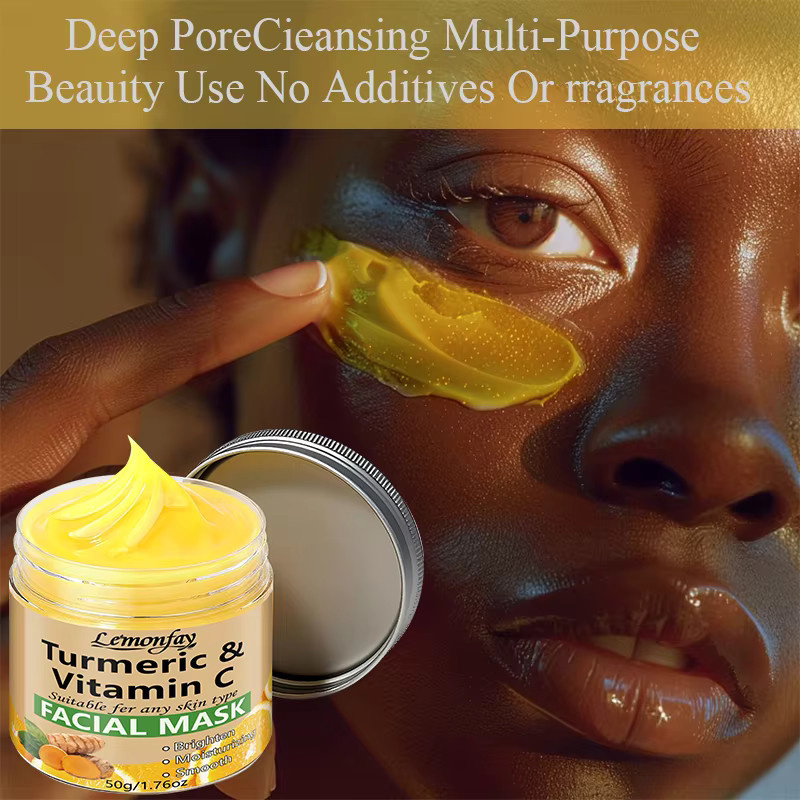 Lemonfay Kurkuma & Vitamin C Gesichtsmaske, 50g - Bild 2