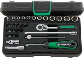 Stahlwille Steckschlüsselsatz Nr.40/24/6 KN 1/4 Zoll (6,3mm) 30-teilig in Silber - Bild 1