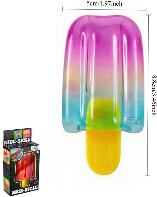 Qualle & Würfel Quetschspielzeug, Weiches Gelee Knet-Stressabbau Fidget Spielzeug, Sensorisches NeeDoh - Bild 1