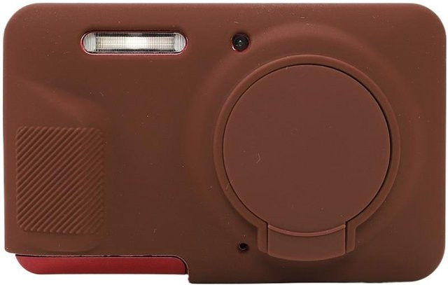 Kodak Schutzhülle und Objektivdeckel für KODAK PIXPRO FZ55 und FZ45 in Kaffeebraun - Bild 1