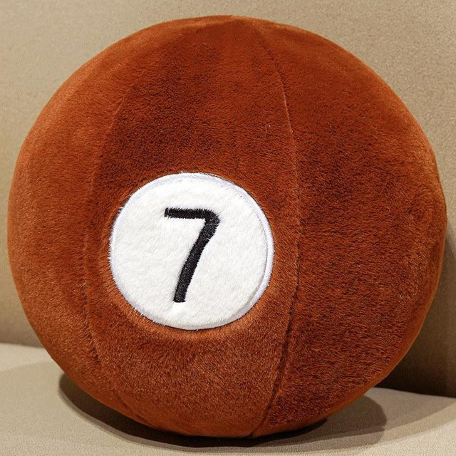 Yiran toy Nummern Billard Plüschtiere, Schlüsselanhänger, 20cm - Bild 1