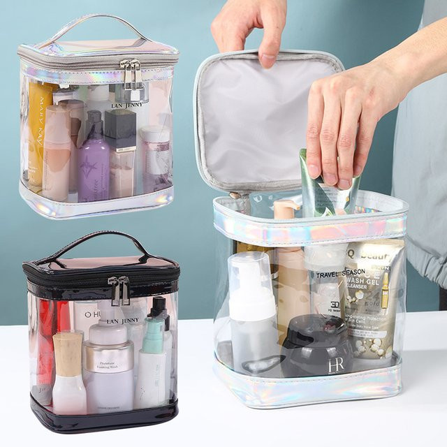 Transparente Make-up-Tasche, wasserdicht - Bild 1
