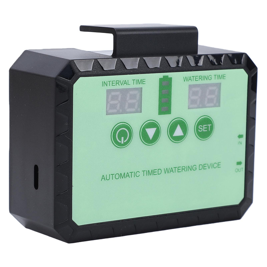 KaiSai Solar Automatisches Tropfbewässerungssystem mit Timer für Garten und Pflanzen Innen und Außen inklusive Düsen und Regenwassersammler Kit - Bild 5