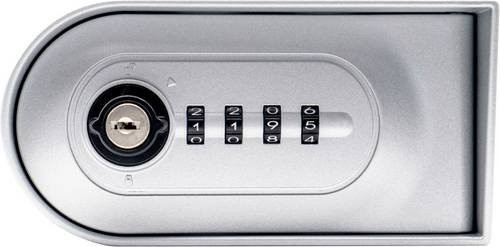Sudhaus 1195 Schlüsselsafe Schlüsseltresor mit Zahlenschloss aus Zinkdruckguss in Silber - Bild 1