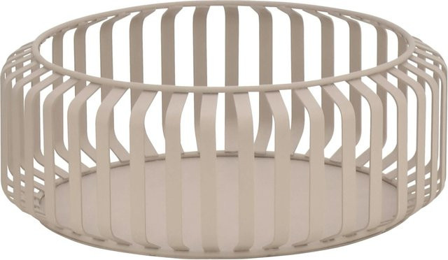 Mömax Dekoschale Jana in Beige aus Metall, Durchmesser: 21 cm - Bild 1