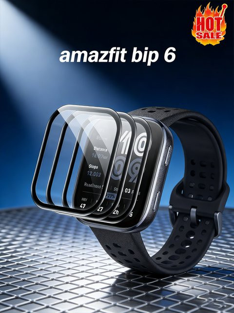 LCAPLE Displayschutzfolie für Amazfit Bip 6, Silikon, transparent, Unisex - Bild 1