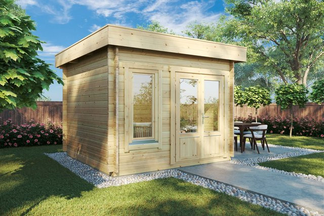 Gartenhaus Lucas aus Holz mit den Maßen B: 3 m x T: 3 m - Bild 1