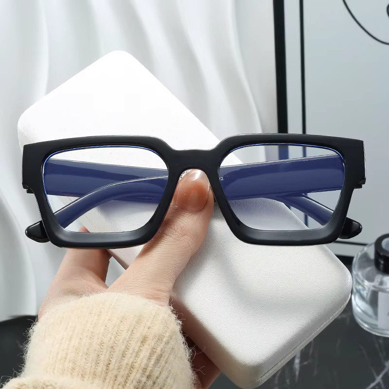 VABBON 8542 Lesebrille, Vollrand, quadratisch, Kunststoff, schwarz - Bild 2