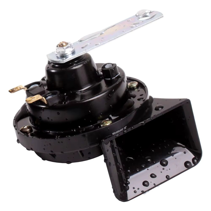 FARBIN Autohupe elektrische Schneckenhupe in Schwarz, laute 12V Hi-Tone und Low-Tone, wasserdicht, universell für UTV, ATV, Motorrad und Golfwagen - Bild 4