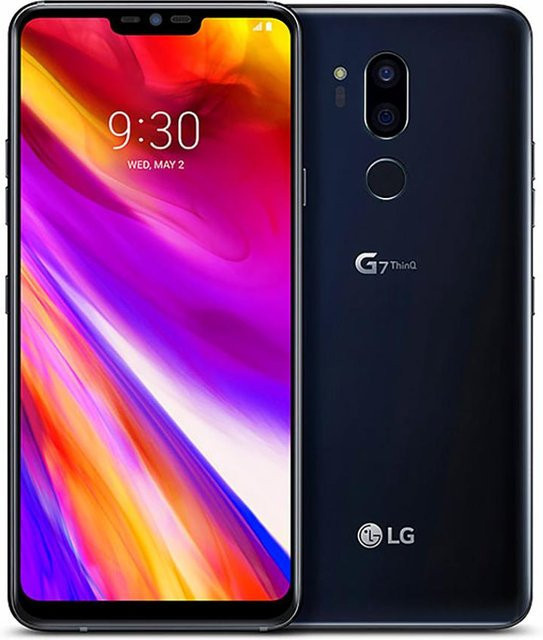 LG G7 ThinQ Smartphone Refurbished Schwarz 64GB ROM 4GB RAM 4G/LTE - Bild 1