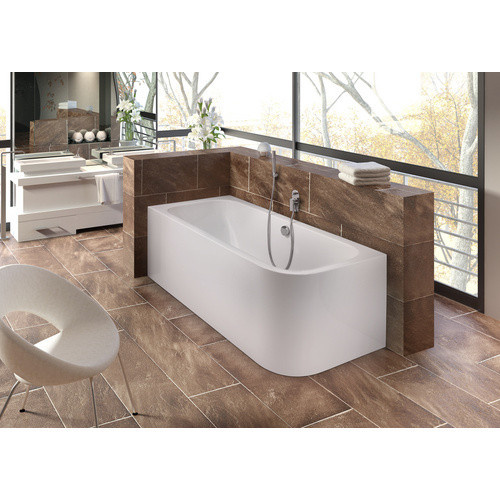 OTTOFOND Badewanne Spirit oval in Weiß, B/H/L: 80 x 46,5 x 180 cm - Bild 2